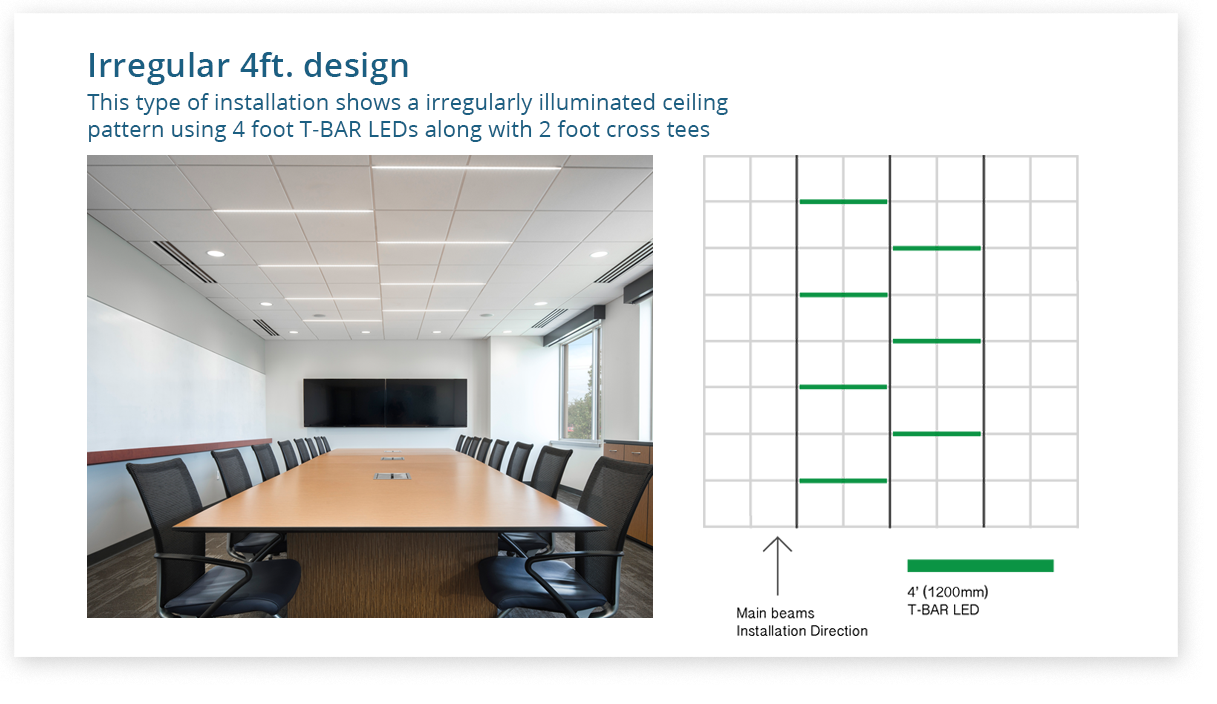 T-BAR LED Mechanical Layouts 3