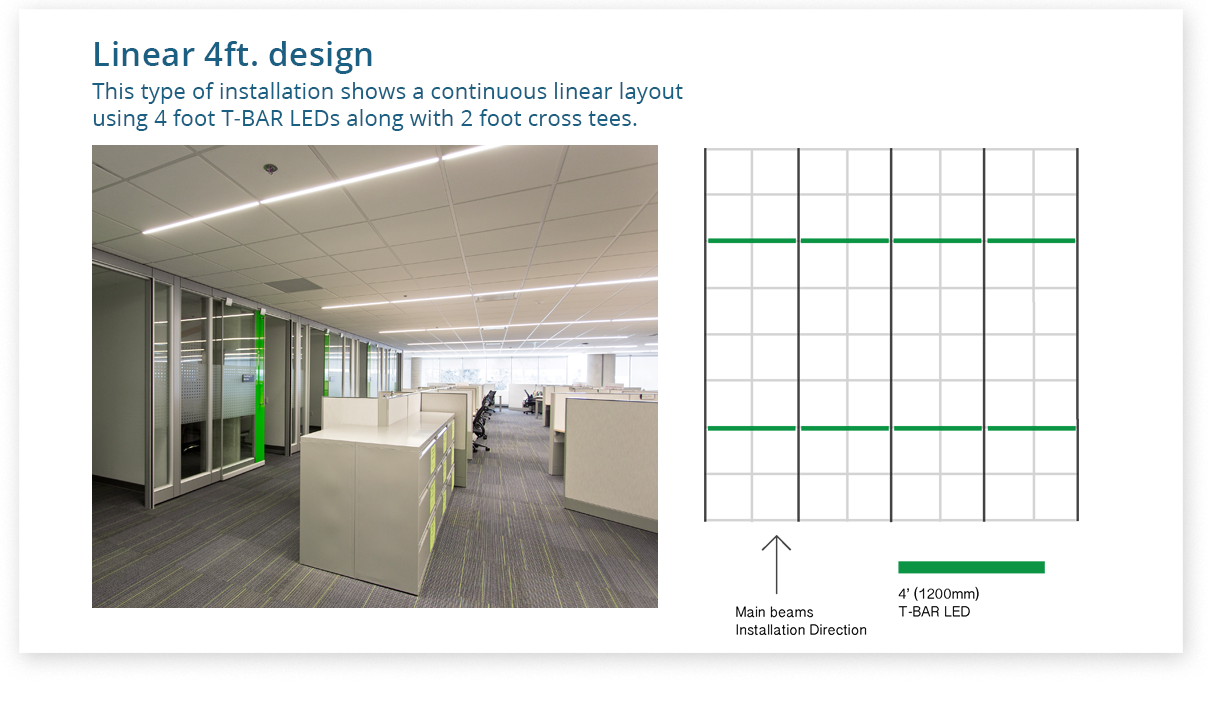 T-BAR LED Mechanical Layouts 2