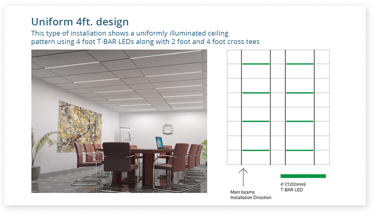 T-BAR LED Mechanical Layouts 4