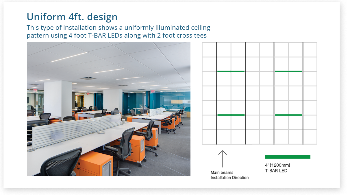 T-BAR LED Mechanical Layouts 5