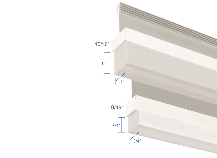 T-BAR LED Block Frosted Diffusing Lens Product